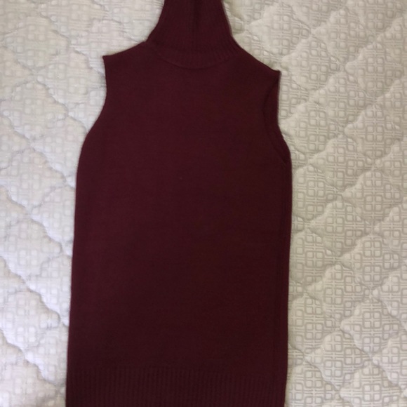 Oversized Burgundy turtleneck sweater red dress 🔥 - Picture 4 of 6